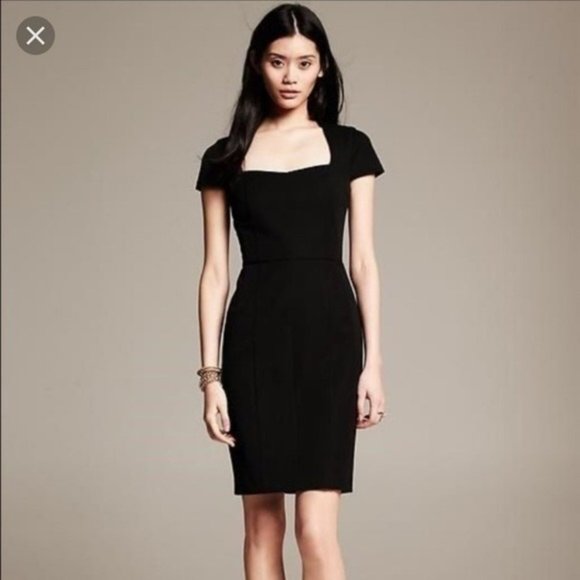 Banana Republic Black Midi Dress - Picture 15 of 15